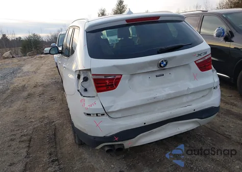 2015 BMW X3 xDrive28I from USA, damaged, VIN 5UXWX9C50F0D58629